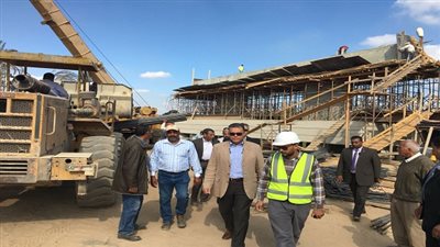 جولة مفاجئة لوزير النقل لمتابعة معدلات تنفيذ القوس الشمالي الغربي للدائري الاقليمي 