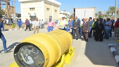 محافظ قنا يشهد فعاليات مسابقة شركة المياه لتنمية مهارات السلامة والصحة المهنية