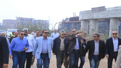 عرفات في جولة تفقدية لمتابعة أعمال تنفيذ القوس الشمالي الغربي للدائري الاقليمي 