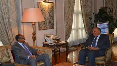 بالصور.. سامح شكري يبحث قضايا منطقة القرن الأفريقي مع نظيره الجيبوتي