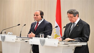 ننشر نص كلمة السيسي في المؤتمر الصحفي المشترك مع الرئيس القبرصي