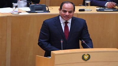 السيسي يزور البرلمان القبرصي ويلقي كلمة أمام أعضاء المجلس