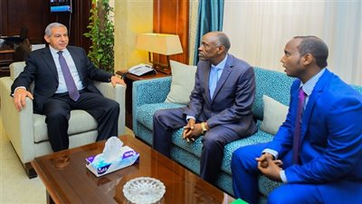 قابيل يبحث مع نظيره بدولة جيبوتى تعزيز العلاقات التجارية والاقتصادية المشتركة 