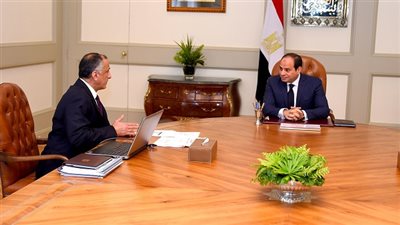 السيسي يجتمع مع محافظ البنك المركزى