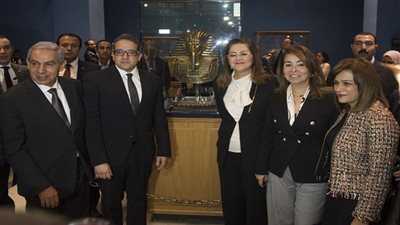 غادة والي: افتتاح المتحف المصري رسالة للعالم بأن مصر آمنة وقوية وغنية بحضارتها وآثارها