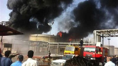 عاجل.. اندلاع حريق  بتصنيع البترول بالسويس