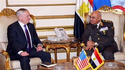 وزير الدفاع يستقبل جيمس ماتيس وزير الدفاع الامريكى