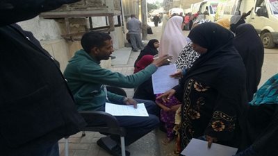    علاج 3157 مواطناً بالمجان في القافلة الطبية لحملة 