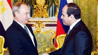 السيسي يتلقى اتصالاً هاتفياً من الرئيس الروسى