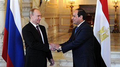 الرئيس الروسى فلاديمير بوتين في زيارة رسمية لمصر