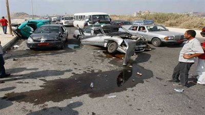 الصحة: وفاة 4 مواطنين واصابة 24 أخرين فى حوادث سير بـ 3 محافظات