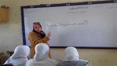 تعليم الفيوم.. مدارس المحافظة تحث طلابها في طابور الصباح والحصة الاولي التحدث 