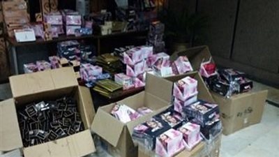 ضبط مستحضرات تجميل مجهولة المصدر بدار السلام