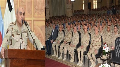 وزير الدفاع  يلتقي أعضاء هيئة التدريس والطلبة المستجدين للكليات والمعاهد العسكرية بالكلية الحربية