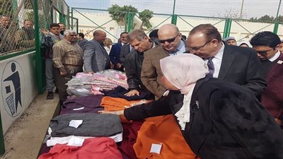 من أجل مصر تنظم قافلة طبية مجانية ومعرض ملابس لأهالى بنى سويف