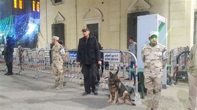 قوات امن السويس تكثف من تواجدها لتأمين كنائس المحافظة