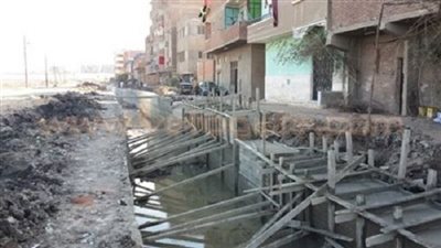 محافظ القليوبية: البدء فى تغطية ترعة الباسوسية بالقناطر الخيرية وتدبيش جسر مصرف الزهويين بشبين القناطر