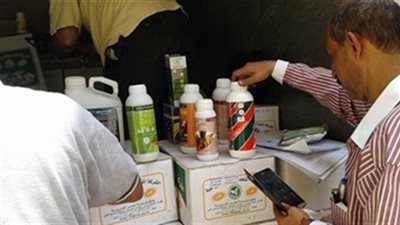 ضبط 2 طن مخصبات زراعية مغشوشة ومجهولة المصدر بأحد الكمائن بالدقهلية