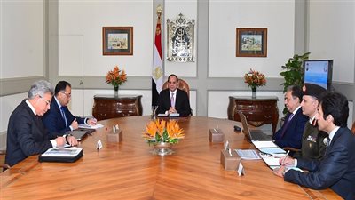 السيسي يجتمع مع القائم بأعمال رئيس مجلس الوزراء ووزير الصحة