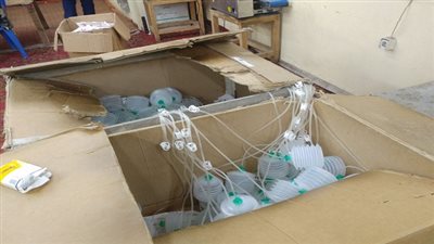 ضبط ١٥٠ كرتونة بها 