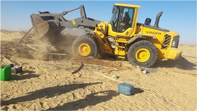 الجيزة تستعيد 82 فدان اراضي املاك دوله بالواحات البحرية