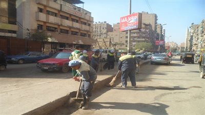 حملات نظافة بشوارع حى الوراق وشمال الجيزة