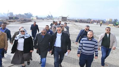 وزير النقل يتابع أعمال تنفيد القوس الشمالي الغربي للدائري الإقليمي