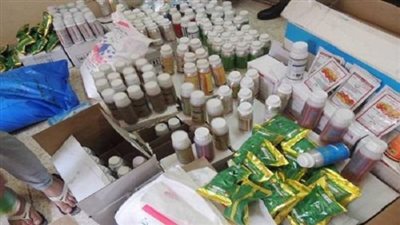 الزراعة: ضبط 413 ألف عبوة مبيدات مخالفة خلال ديسمبر الماضي على مستوى الجمهورية