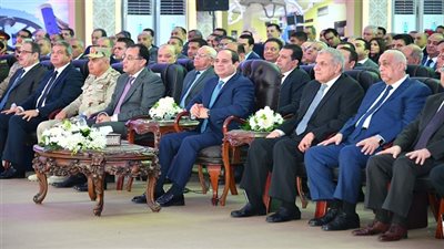 بالصور.. السيسي يفتتح مشروعات تنموية بالمنوفية