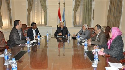 حجازى يبحث سبل التعاون مع مسئول التعليم الأثيوبى