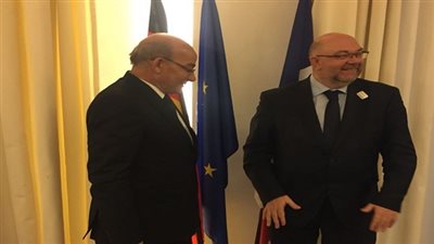 وزير الزراعة يبحث مع نظيريه الفرنسي والمقدوني تكثيف سبل التعاون الزراعي مع مصر