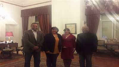 وزيرة الثقافة تستقبل وفد مهرجان أسوان لأفلام المرأة