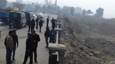 الرى: إزالة تعدي على أرض طرح نهر بمساحة 4000 متر بناحية المعصرة