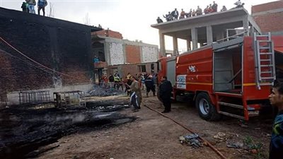 السيطرة على حريق بمخزن للمنظفات بالقناطر الخيرية