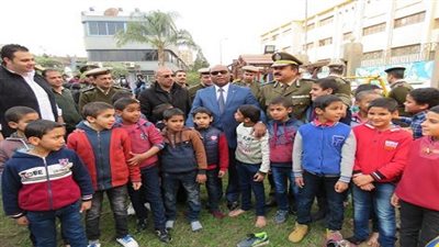 إحدى دور رعاية الأيتام تُقيم إحتفالاً للأطفال بنادى ضباط الشرطة بالغربية 