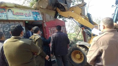 بالصور.. إزالة 139 حالة تعدى على اراضى الري بالقليوبية