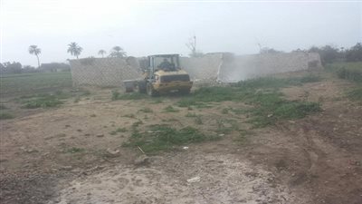 إزالة 659 حالة تعدى على الأراضى الزراعية بالقليوبية