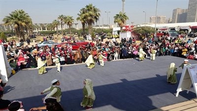 التعليم تتابع فعاليات الأنشطة الطلابية من داخل معرض القاهرة الدولى للكتاب