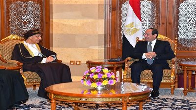 الرئيس السيسي يستقبل نائب رئيس الوزراء العمانى