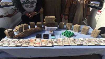 ضبط 6 قضايا ضُبط خلالها 44 كيلوجرام من مخدر الحشيش و 6 قطع أسلحة نارية