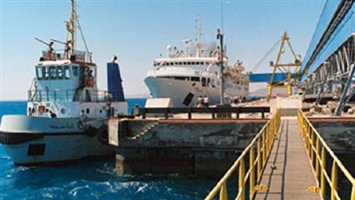 ميناء سفاجا البحرى يسقبل 25 الف طن فحم قادمة من اسبانيا