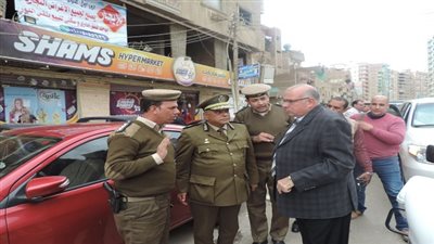 بالصور.. مدير أمن القليوبية يقود حملة أمنية علي مدينة بنها
