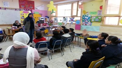 البيئة تواصل أنشتطها التوعوية بالمدارس مع بداية الفصل الدراسي الثانى