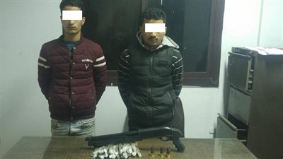 ضبط 9 أشخاص وبحوزتهم 6 قطع أسلحة وذخيرة غير مرخصة 