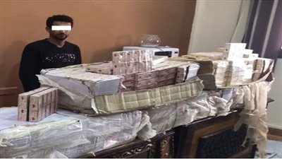 ضبط أحد الأشخاص وبحوزته 250 ألف قرص مخدر لعقار الترامادول 
