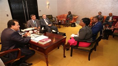 عبد الغفار يعقد سلسة اجتماعات مع وزراء التعليم العالى الأفارقة على هامش  المنتدى الإفريقى للعلوم والتكنولوجيا