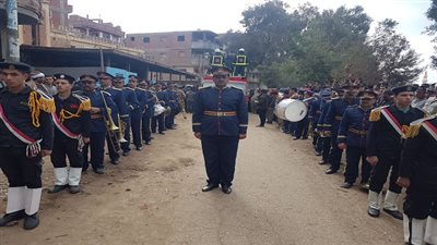 تشييع جنازة شهيد العملية العسكرية الشاملة سيناء 2018 ببنها