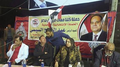 شاهد| مؤتمر جماهيري بحدائق القبة لدعم 