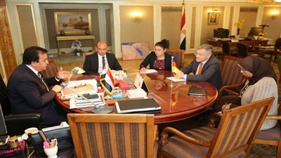 عبد الغفار يبحث آليات التعاون فى المجالات التعليمية والبحثية والتكنولوجية مع السفير الألمانى بالقاهرة