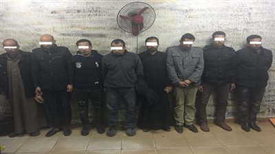 ضبط 8 أشخاص لمحاولة سرقتهم 250 ألف جنيه من سائق وأمين خرينة بشركة أدوية